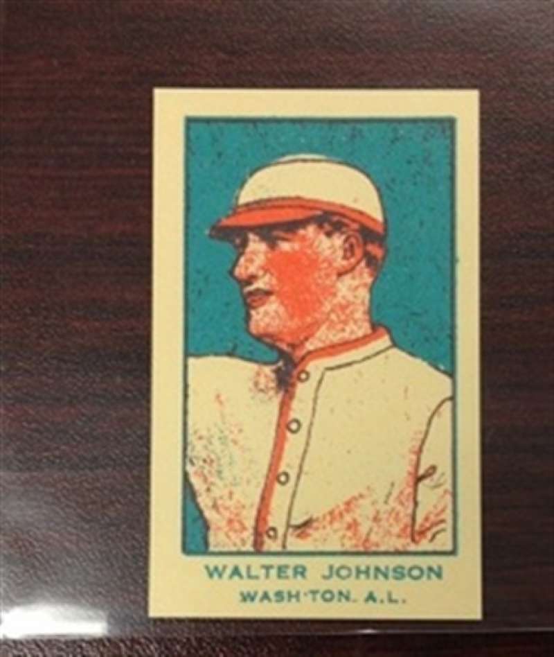 1920s Strip Cards Reprint Walter Johnson Washington Senators 1 Card Team Set Near Mint to Mint Condtion 