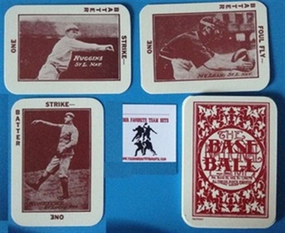 1913 Tom Barker National Game Reprint St. Louis Cardinals Team Set 3 Cards Near Mint to Mint Condtion 