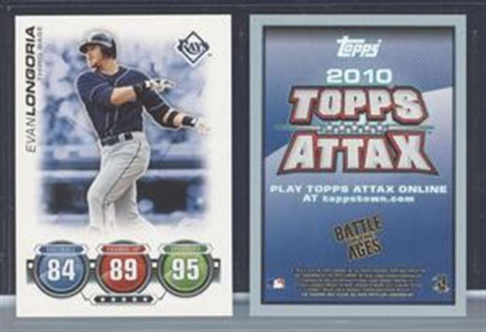 2010 Topps Attax Battle Ages Evan Longoria Tampa Bay Rays