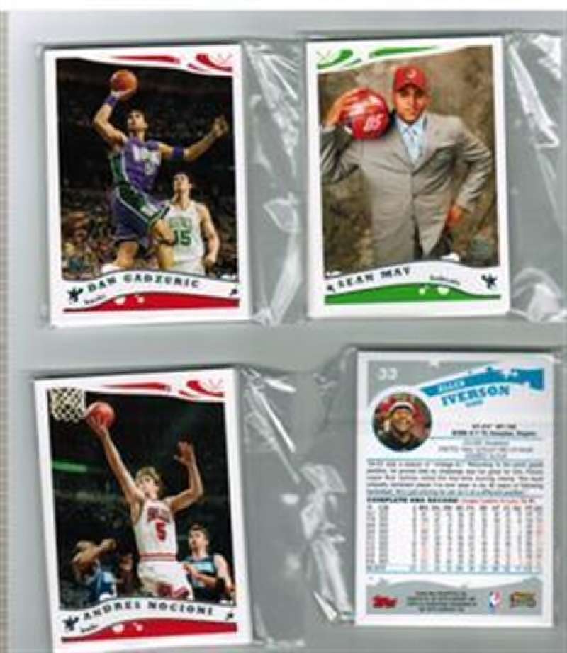 2005-06 Topps Houston Rockets Team Set 8 Cards Yao Ming Tracy McGrady Dikembe Mutombo MINT