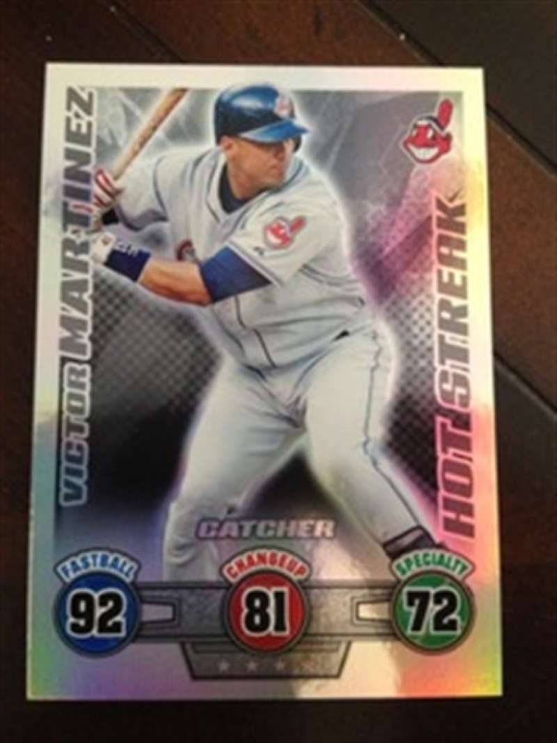 2009 Topps Attax Silver FOIL Victor Martinez Indians