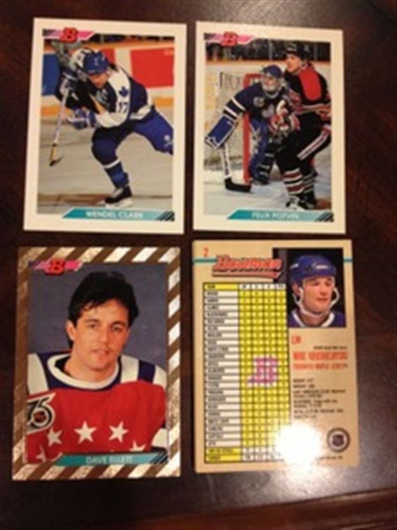 1992-93 Bowman Toronto Maple Leafs Team Set 17 Cards Fuhr Potvin Gilmour
