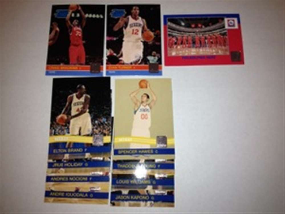 2010-11 Donruss Philadelphia 76ers Team Set Evan Turner RC 11 Cards