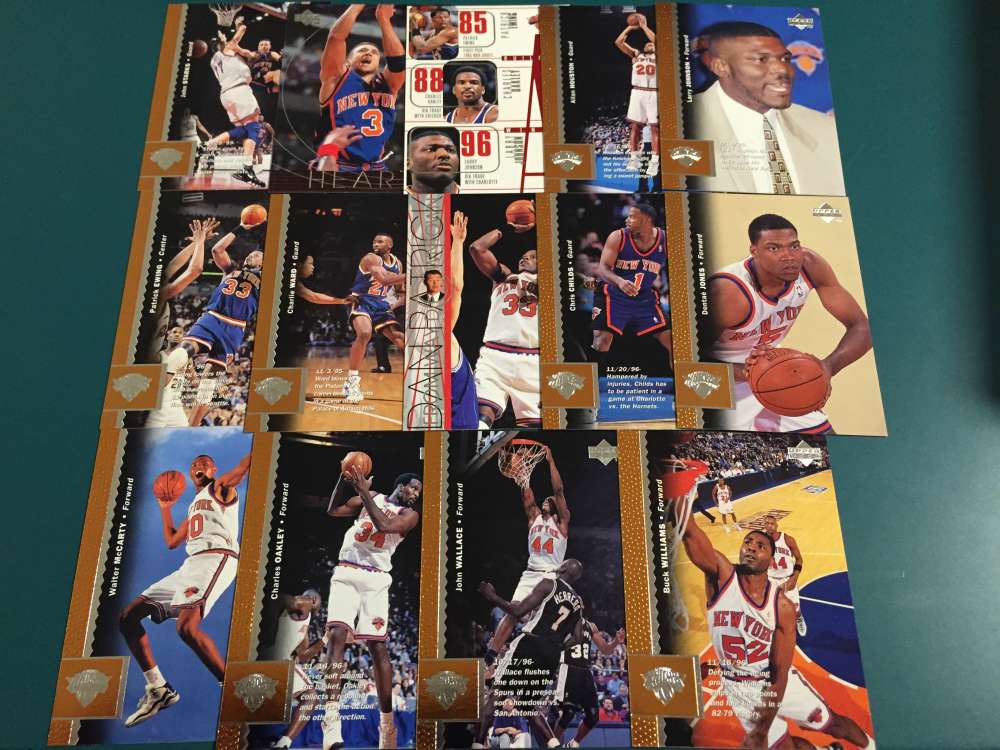 1996-97 Upper Deck New York Knicks Team Set 