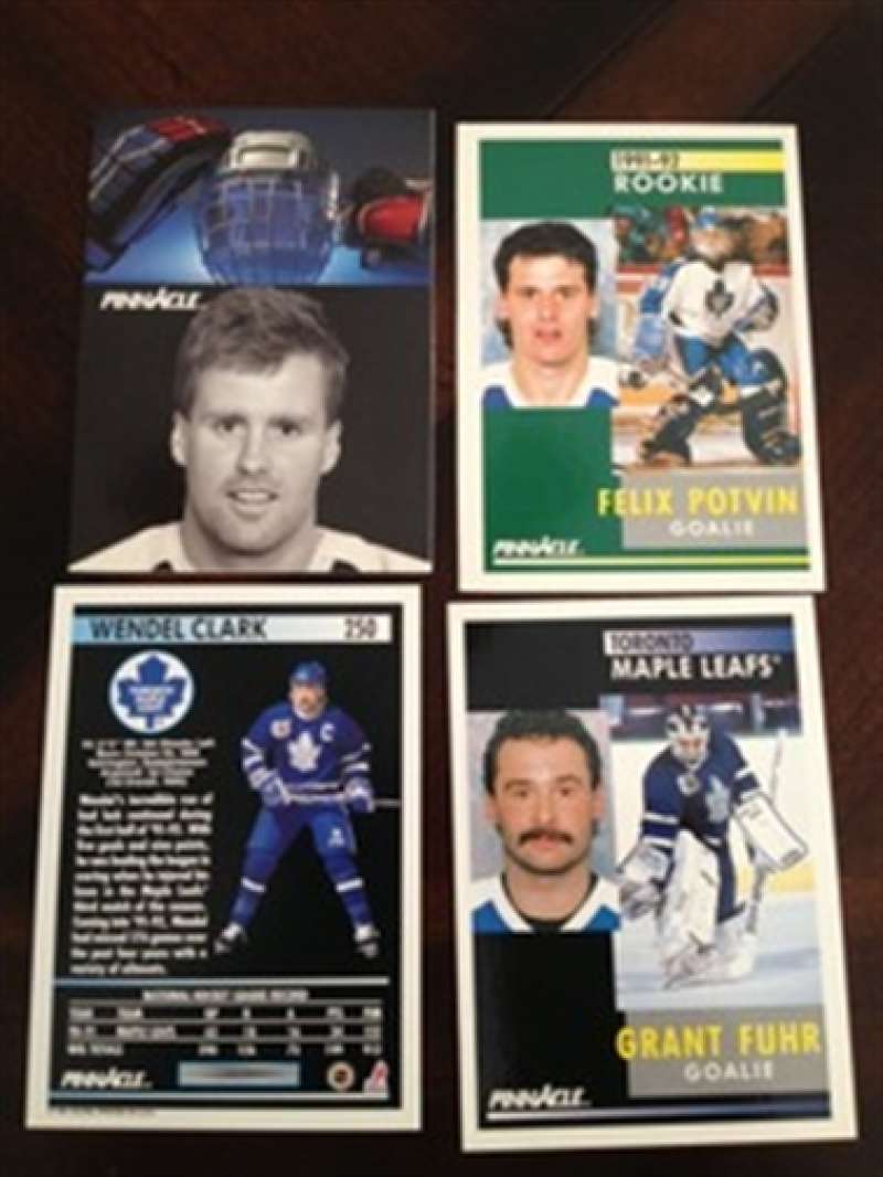 1991-92 Pinnacle Toronto Maple Leafs Team Set 20 Cards Felix Potvin Grant Fuhr MINT