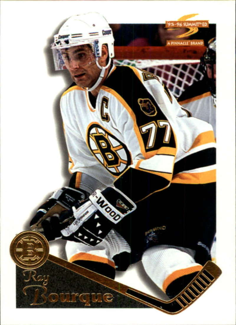 1995-96 Pinnacle Summit Boston Bruins Team Set 10 Cards Ray Bourque