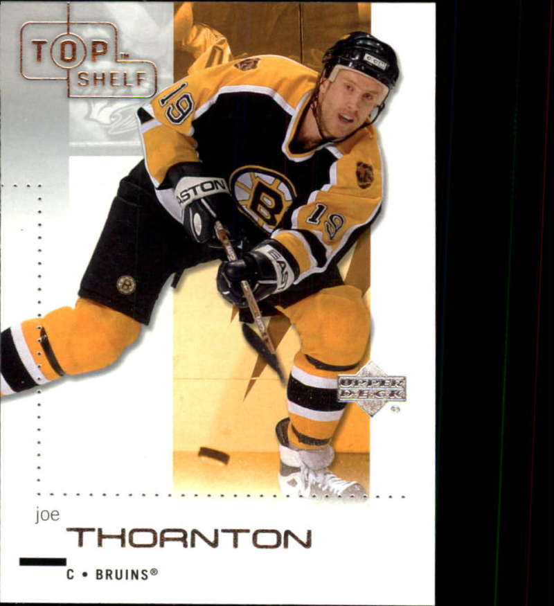 2002-03 UD Top Shelf Boston Bruins Team Set No SP 3 Cards Joe Thornton