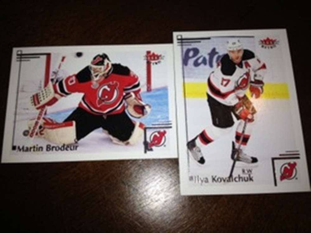 2012-13 Fleer Retro New Jersey Devils Team Set 2 Cards Parise Brodeur Kovalchuk MINT