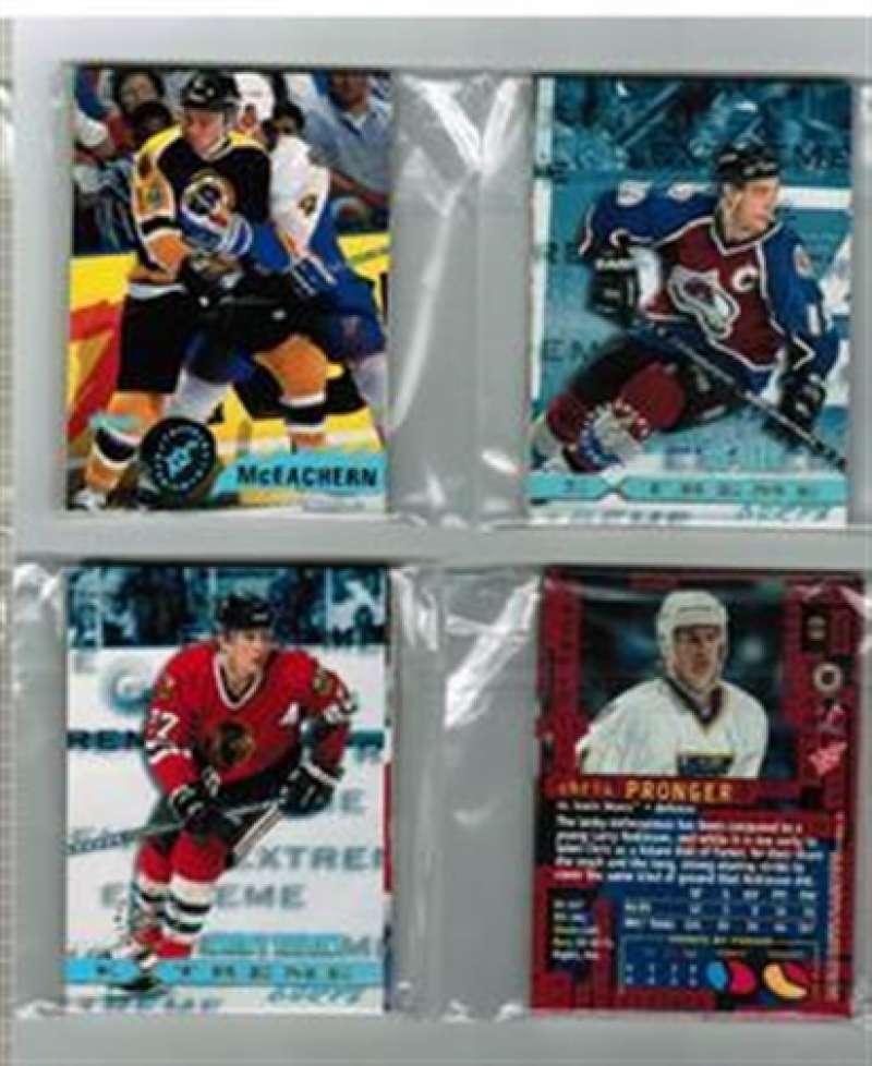 1995-96 Topps Stadium Club Toronto Maple Leafs Team Set 9 Cards Felix Potvin Mats Sundin MINT