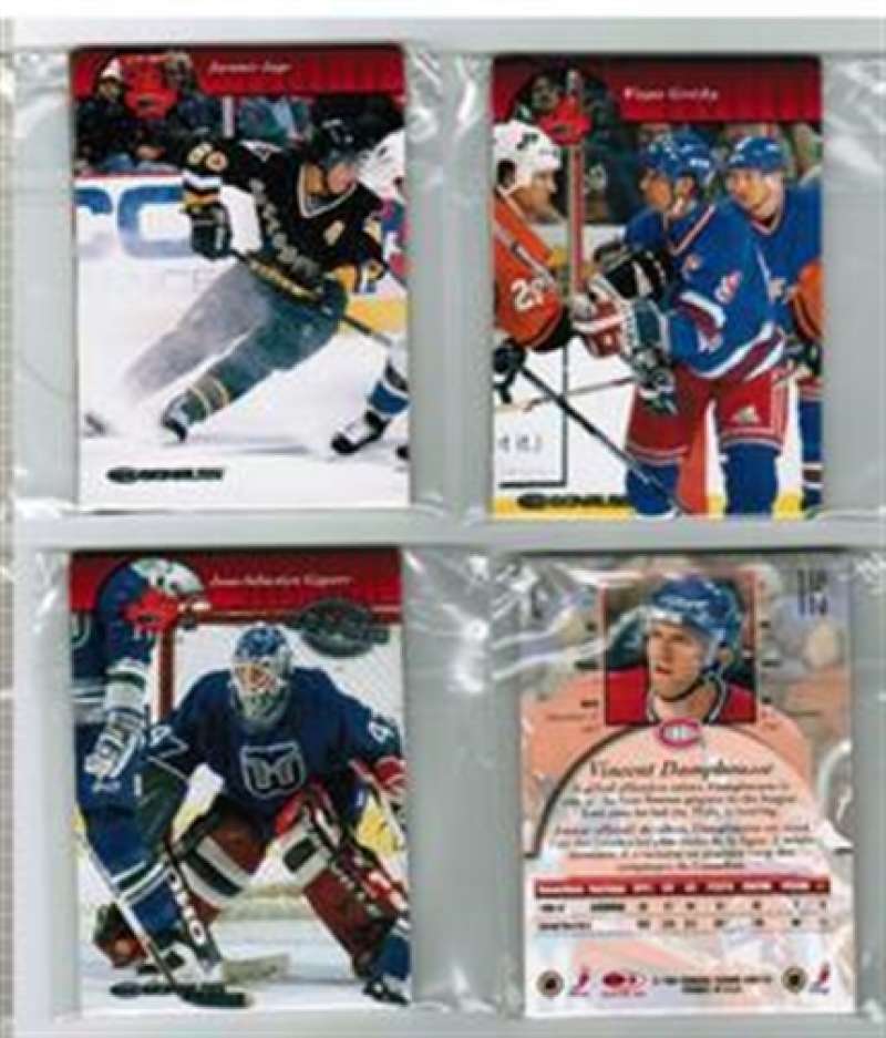 1997-98 Donruss Canadian Ice Pittsburgh Penguins Team Set 5 Cards Petr Nedved Jaromir Jagr