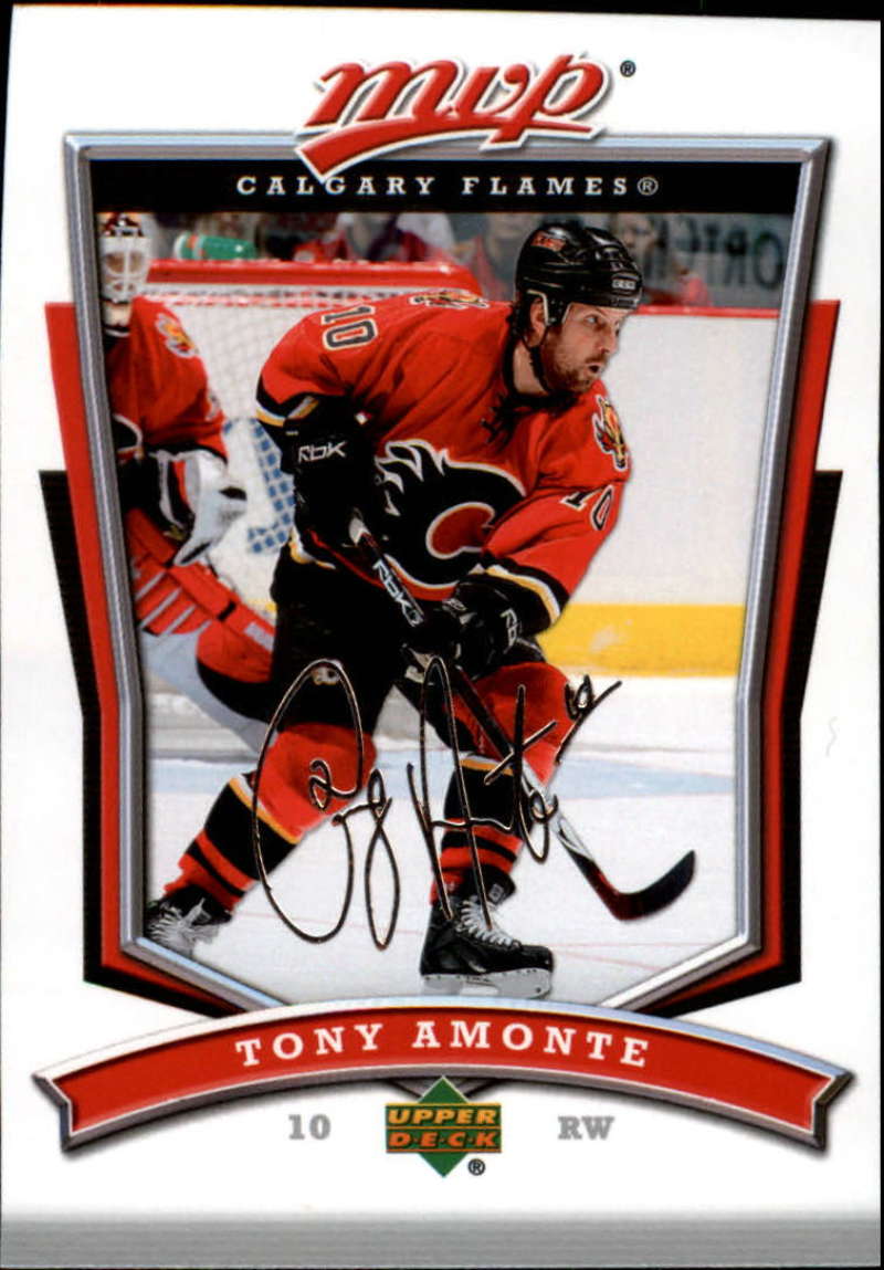 2007-08 UD MVP Calgary Flames Team Set 12 Cards Iginla