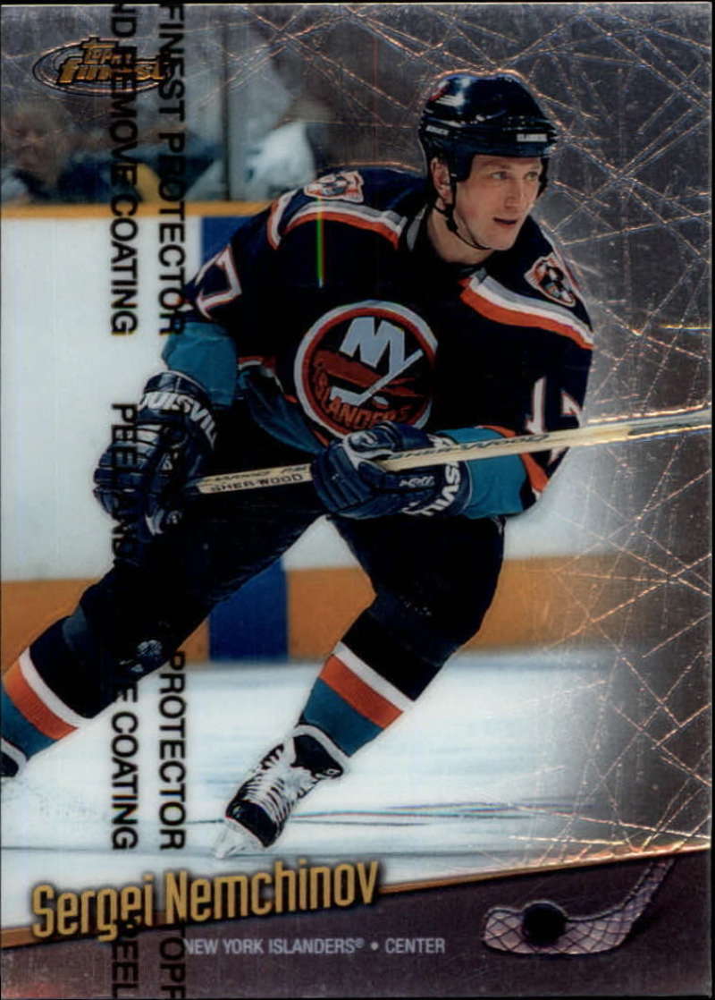1998-99 Topps Finest New York Islanders Team Set 5 Cards