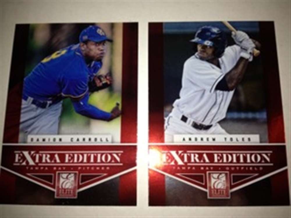 2012 Elite Extra Edition EEE Tampa Bay Rays Team Set 2 Cards