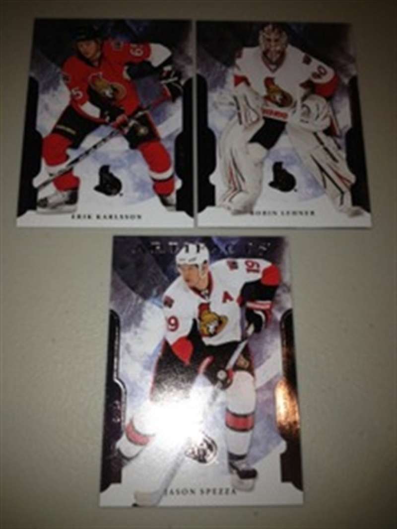 2011-12 UD Artifacts Ottawa Senators Team Set 3 Cards Spezza