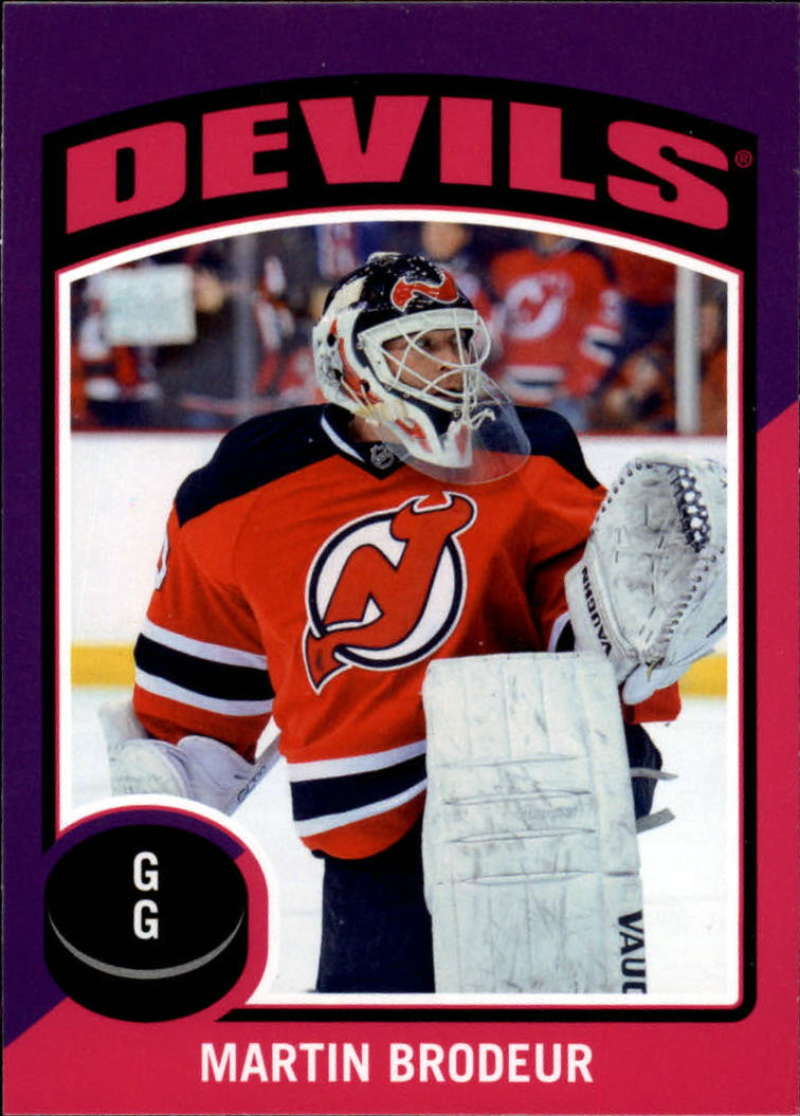 2014-15 O-Pee-Chee Stickers New Jersey Devils Team Set 2 Cards Brodeur Jagr
