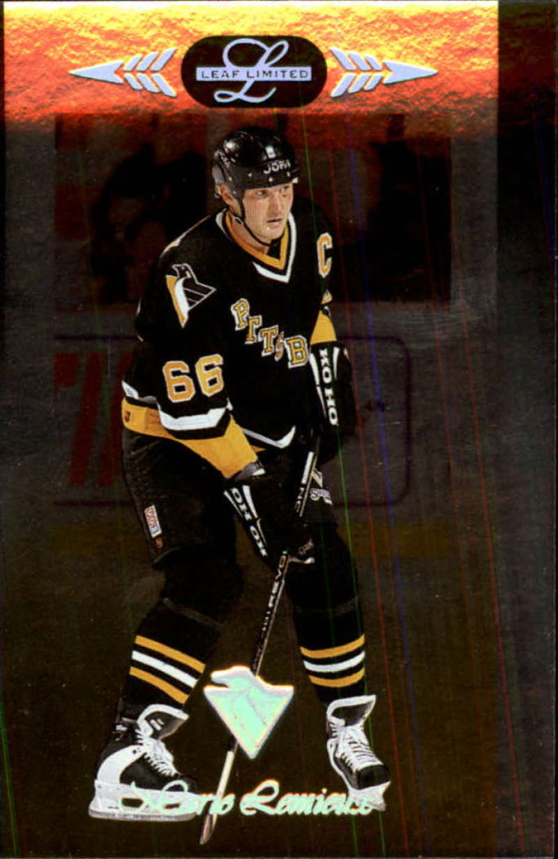 1996-97 Leaf Limited Pittsburgh Penguins Team Set 4 cards Mario LeMieux