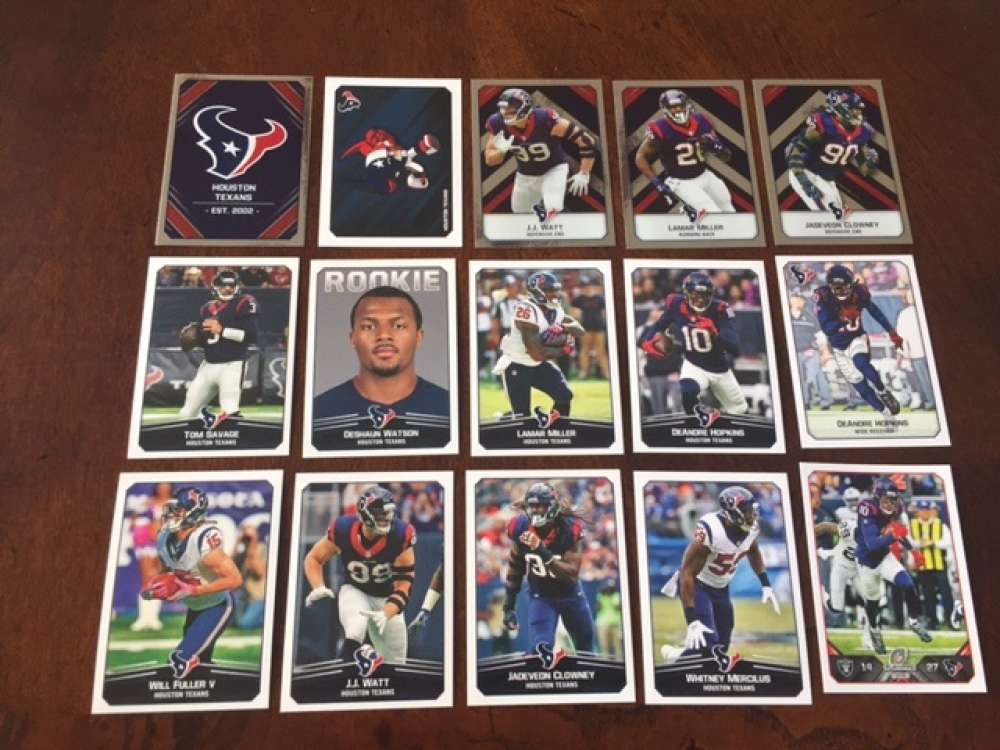 2017 Panini NFL Stickers Team set Houston Texans  
