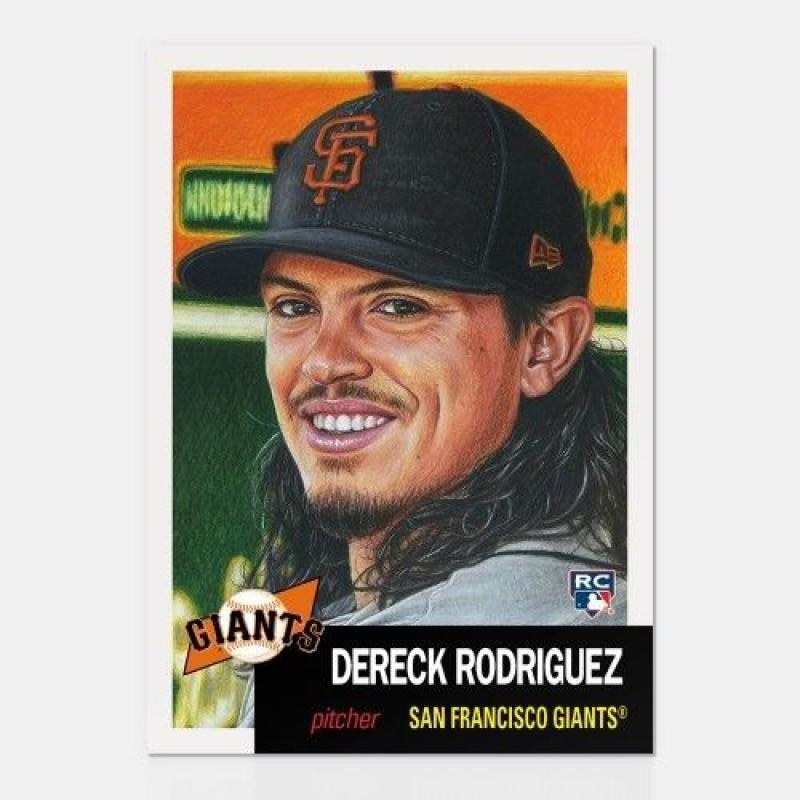 2018 Topps MLB The Living Set #72 Dereck Rodriguez RC Rookie San Francisco Giants