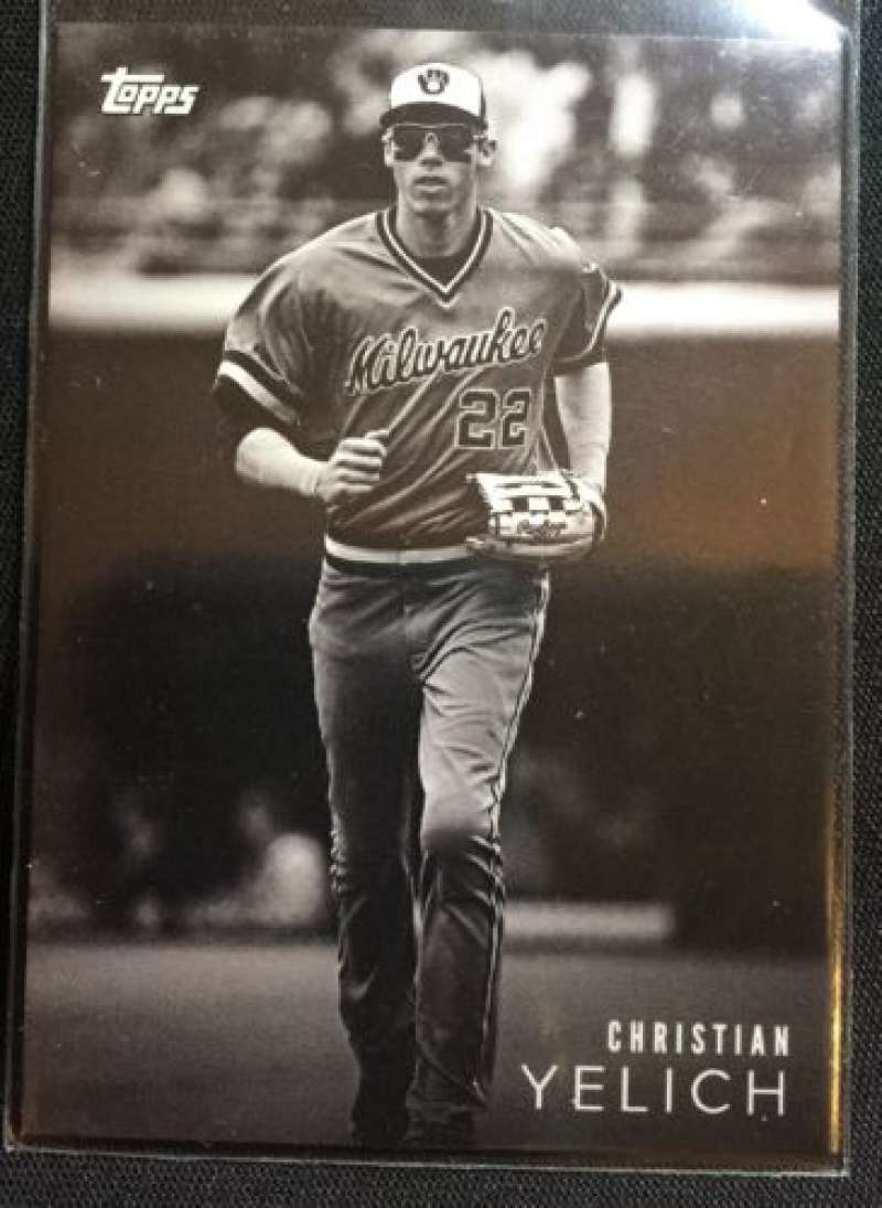 2018 Topps On Demand Black and White Baseball #20 Christian Yelich Brewers Official MLB Trading Card Sold Out within hours at Topps Only 1666 made