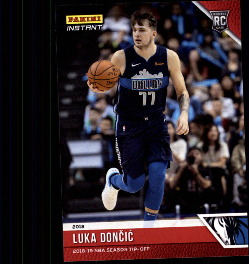 2018-19 Panini Instant NBA Basketball #10 Luka Doncic Dallas Mavericks  RC Rookie Card  Online Exclusive Print Run 330
