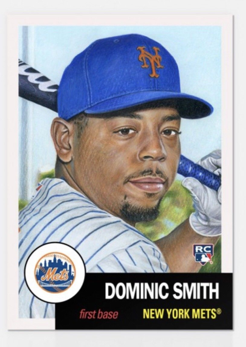 2018 Topps The Living Set Baseball #98 Dominic Smith RC Rookie New York Mets  Online Exclusive MLB Trading Card SOLD OUT at Topps