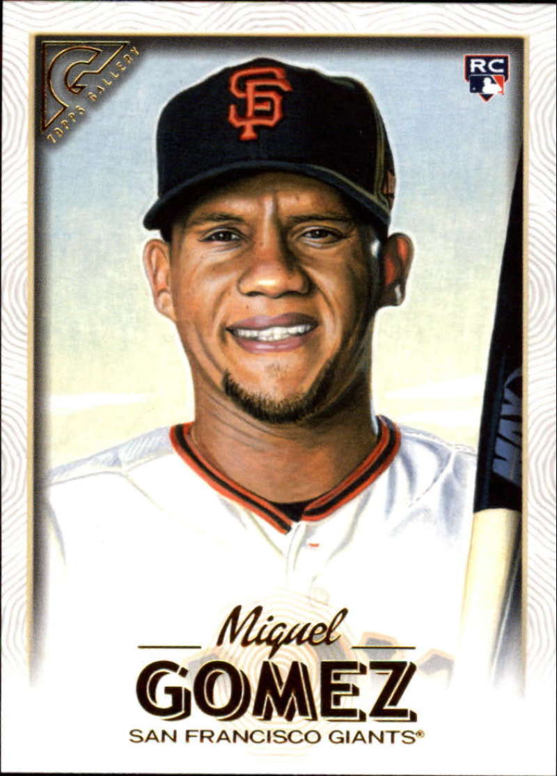 2018 Topps Gallery Baseball #135 Miguel Gomez RC Rookie San Francisco Giants Official MLB Trading Card