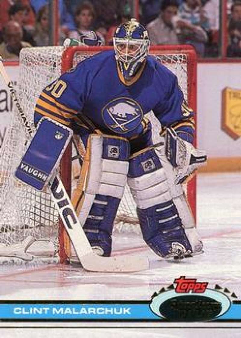 1991-92 Stadium Club Hockey #251 Clint Malarchuk Buffalo Sabres  Official NHL Trading Card