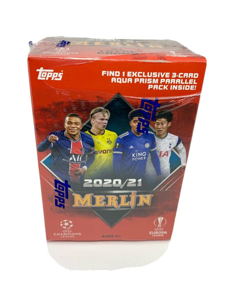 2020-21 Topps Merlin Soccer Futbul Factory Sealed Blaster Box 31 Cards